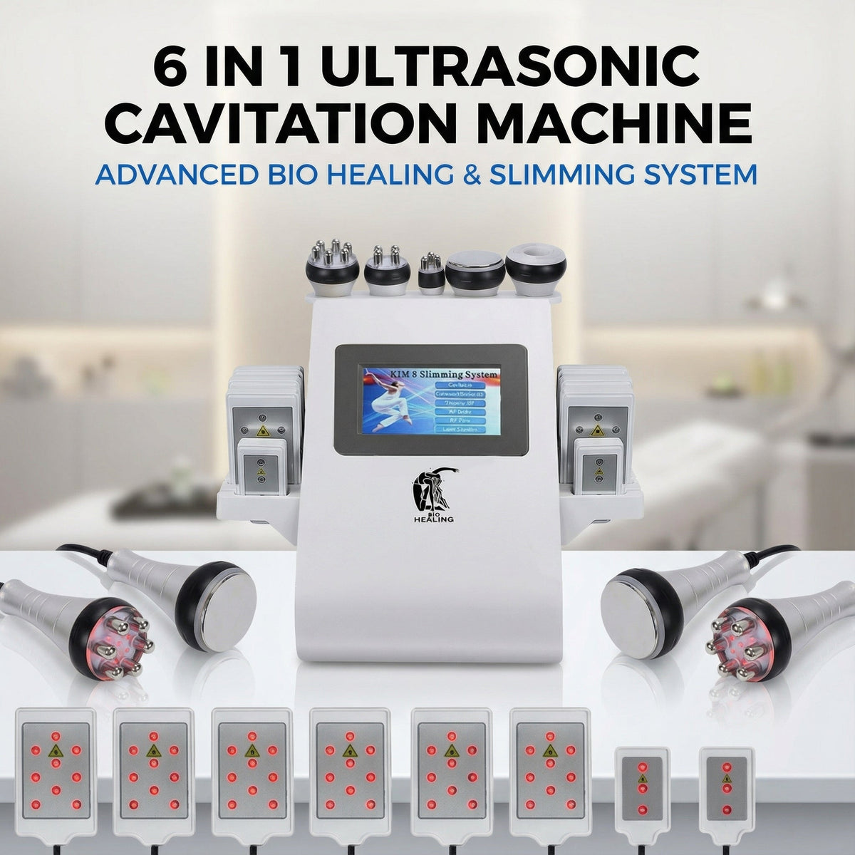 6-in-1 Cavitation & RF Beauty Machine For Saloon And Home
