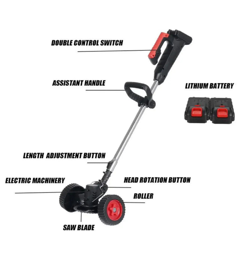 3-in-1 Cordless Electric Grass Lawn Mower