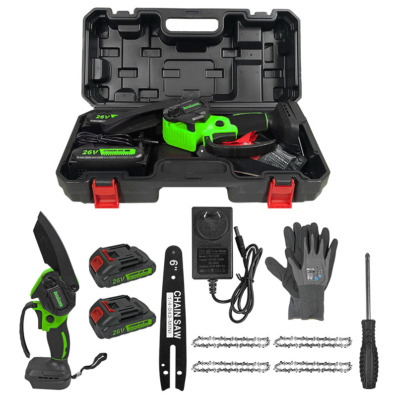 Aussies Premium 6 Inch Cordless Electric Chainsaw