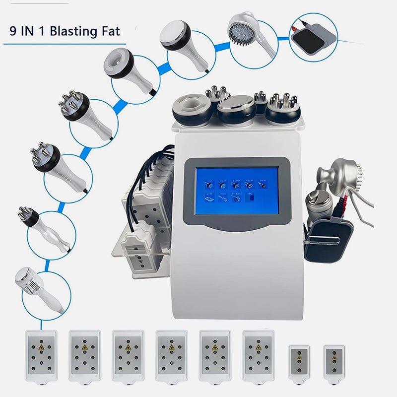 9-in-1 Cavitation & RF Body Contouring Machine For Home And Saloon