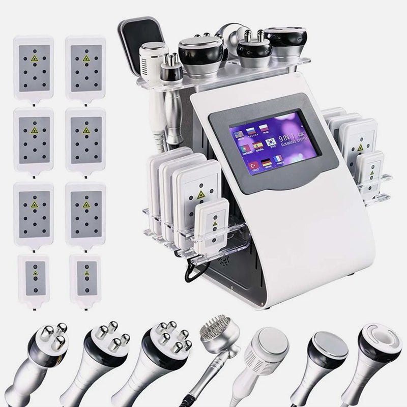 9-in-1 Cavitation & RF Body Contouring Machine For Home And Saloon