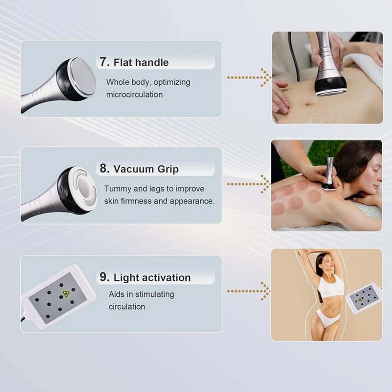 9-in-1 Cavitation & RF Body Contouring Machine For Home And Saloon