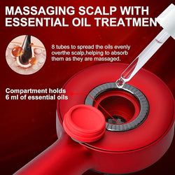 Hair Growth Comb with Red Light Therapy & Scalp Massage