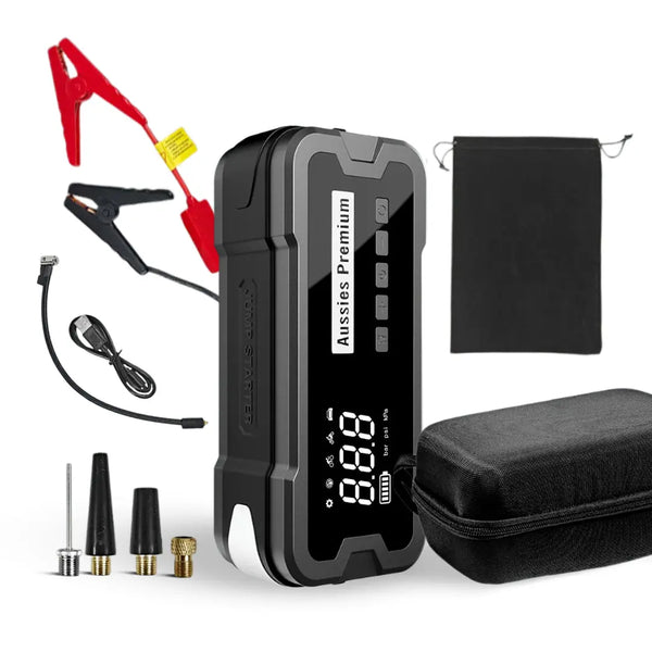 Aussies Premium 4 In 1 Jump Start Tyre Inflator