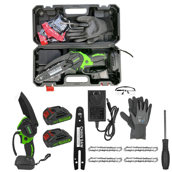 Aussies Premium 6 Inch Cordless Electric Chainsaw