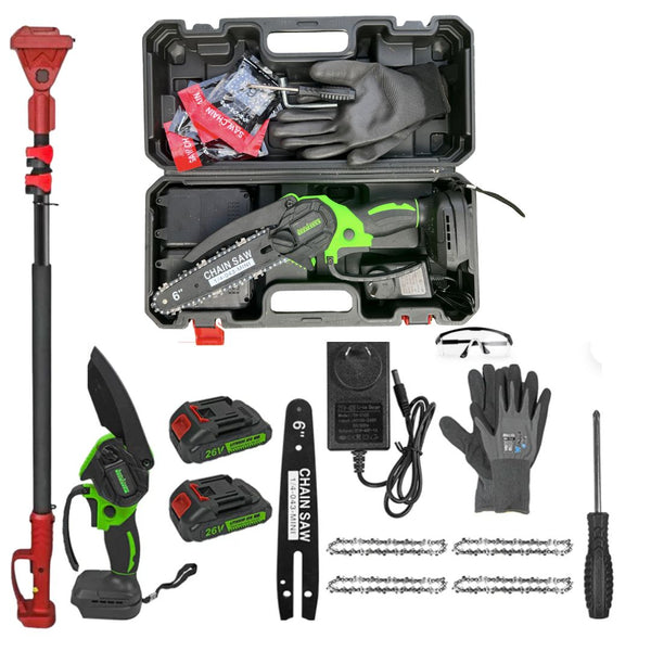 Aussies Premium 6 Inch Cordless Electric Chainsaw