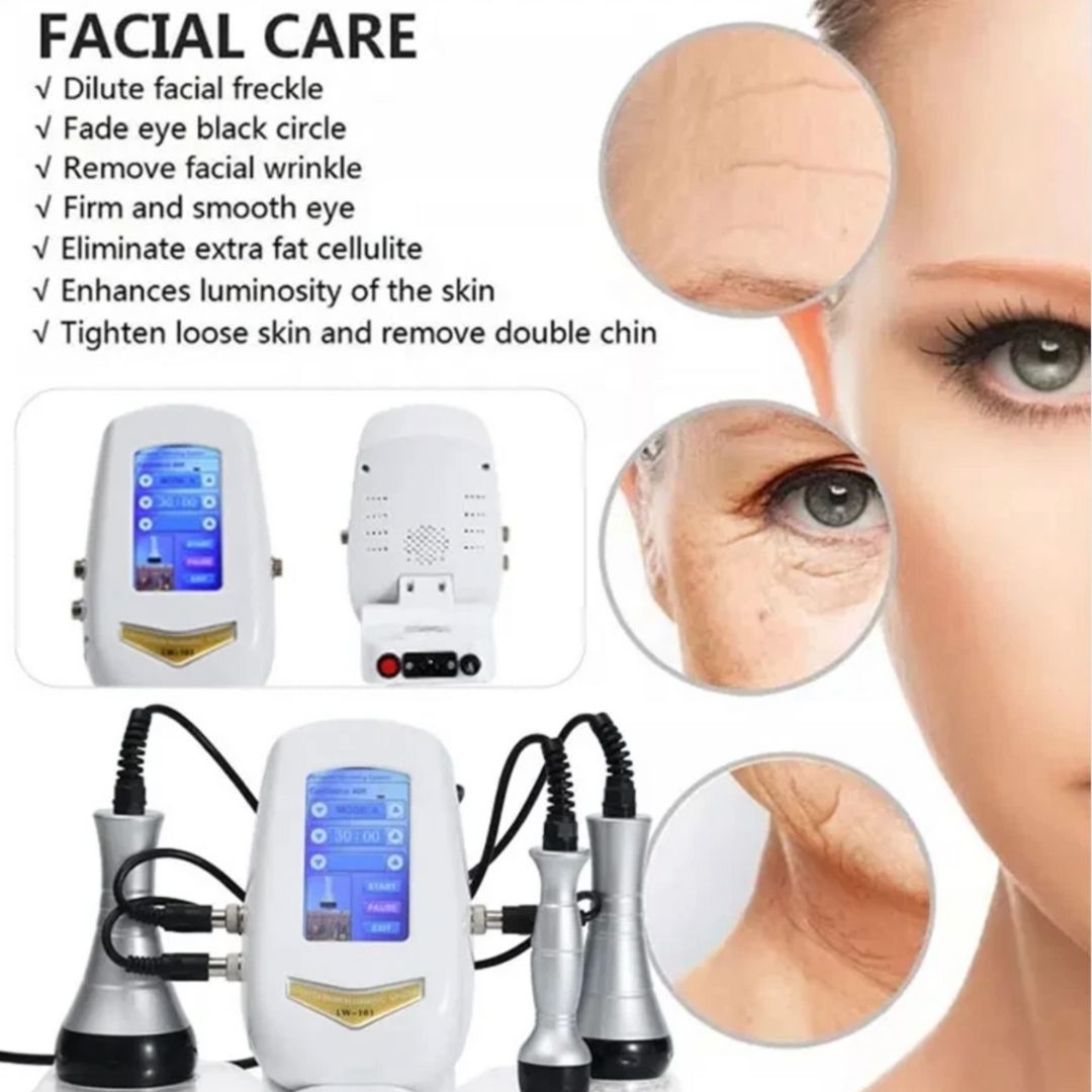 4-in-1 Ultrasonic Cavitation & RF Machine Facial Care Body Machine The Whole Body,Home Use
