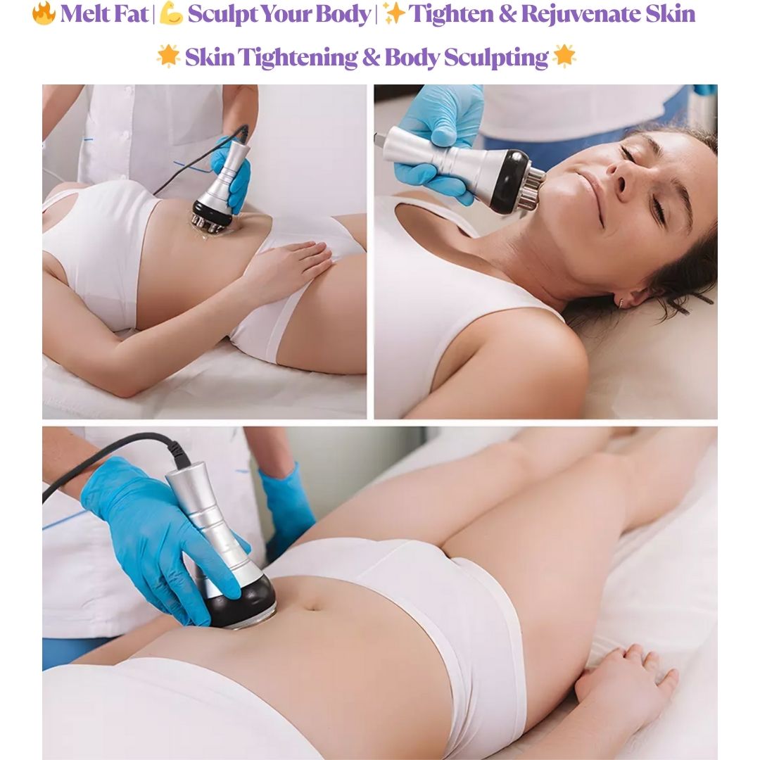 4-in-1 Ultrasonic Cavitation & RF Machine Facial Care Body Machine The Whole Body,Home Use