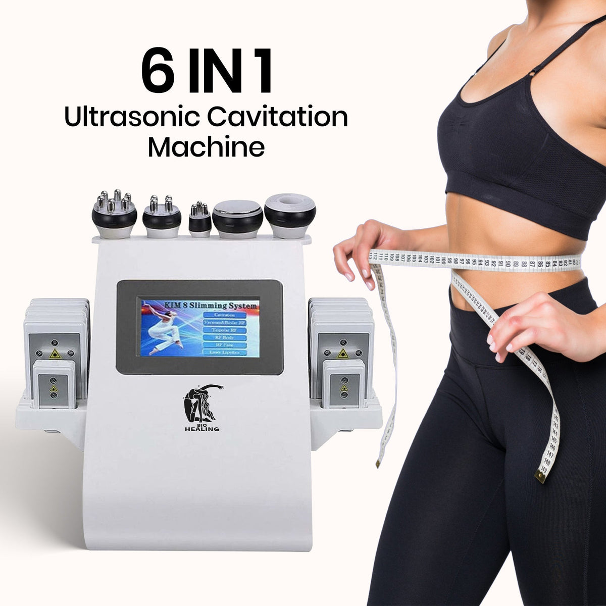 6-in-1 Cavitation & RF Beauty Machine For Saloon And Home