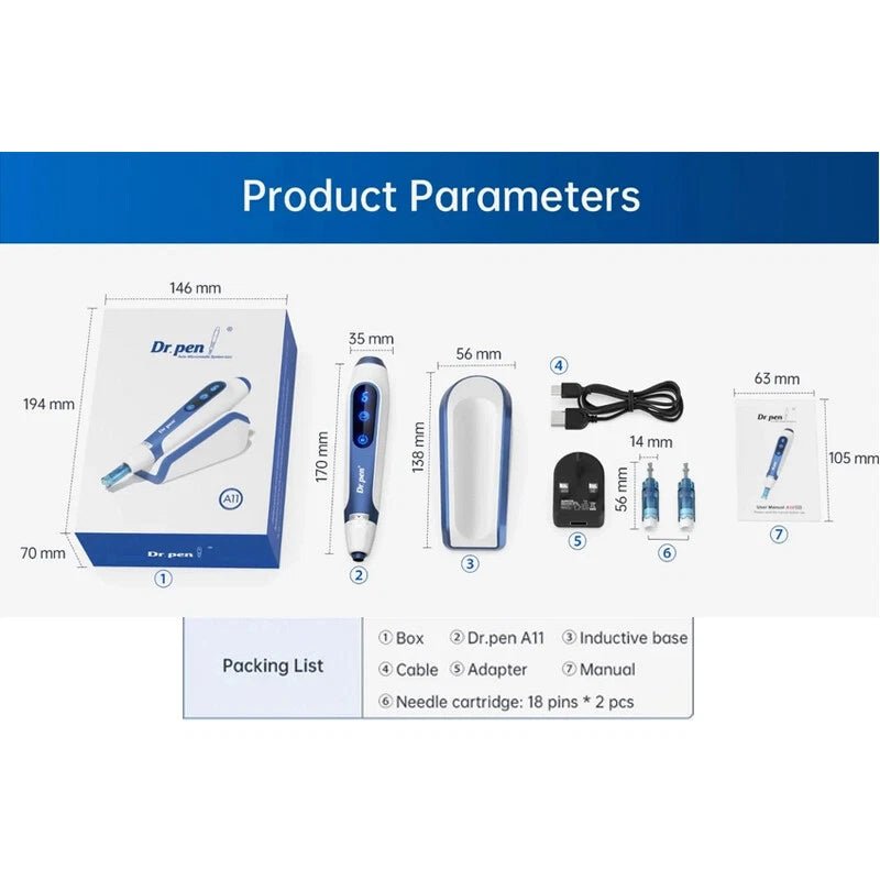 Dr. Pen A11 Ultima PRO Microneedling Pen – Professional Skin Needling Pen Kit