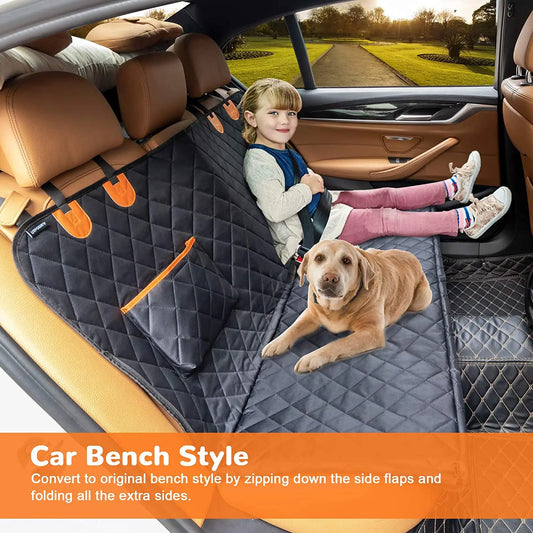 Pet Waterproof Seat Cover, Seat Belt, Pet Leash Combo
