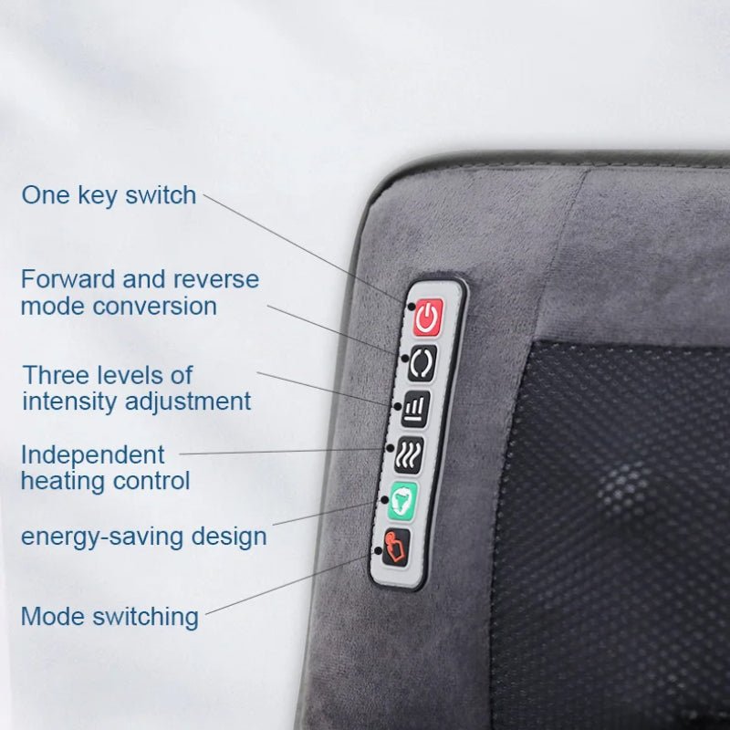 Full Body Electric Massage Mat,with 10 Vibration Motors Pad and 4 Heating Pad