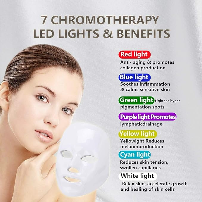 LED Light Face Mask Facial