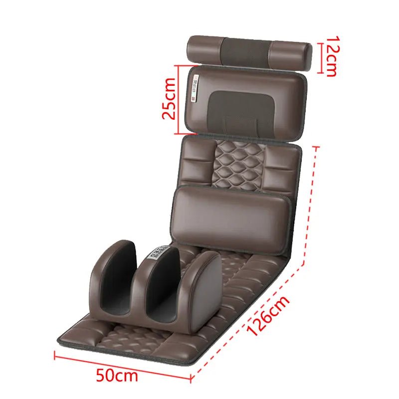 Relaxing Heat Therapy for Neck, Back & Shoulders  Massage Mat with Heat