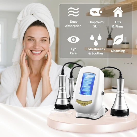 Professional Home Beauty Device 3-in-1 Ultrasonic Cavitation & RF Machine |