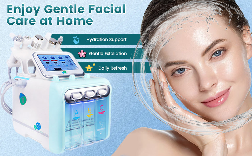 7 in1 Facial Care Machine with Mask Multifunctional Face Skin Care Device