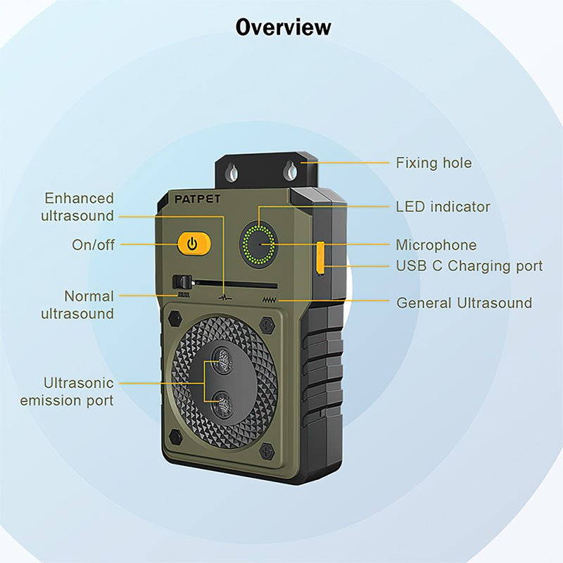 Ultrasonic Anti-Bark Silencer